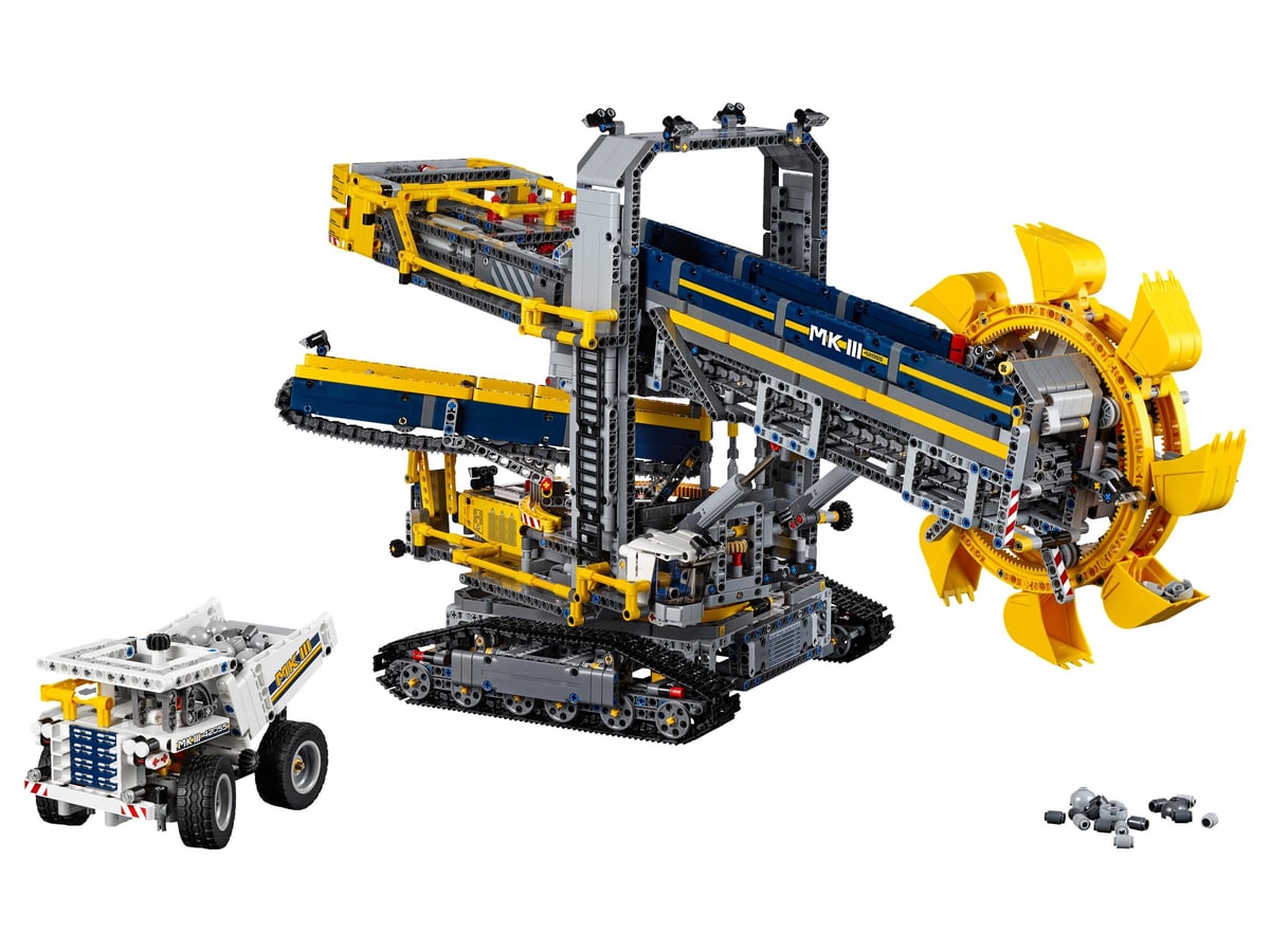 Technic : l’excavatrice à roue-pelle