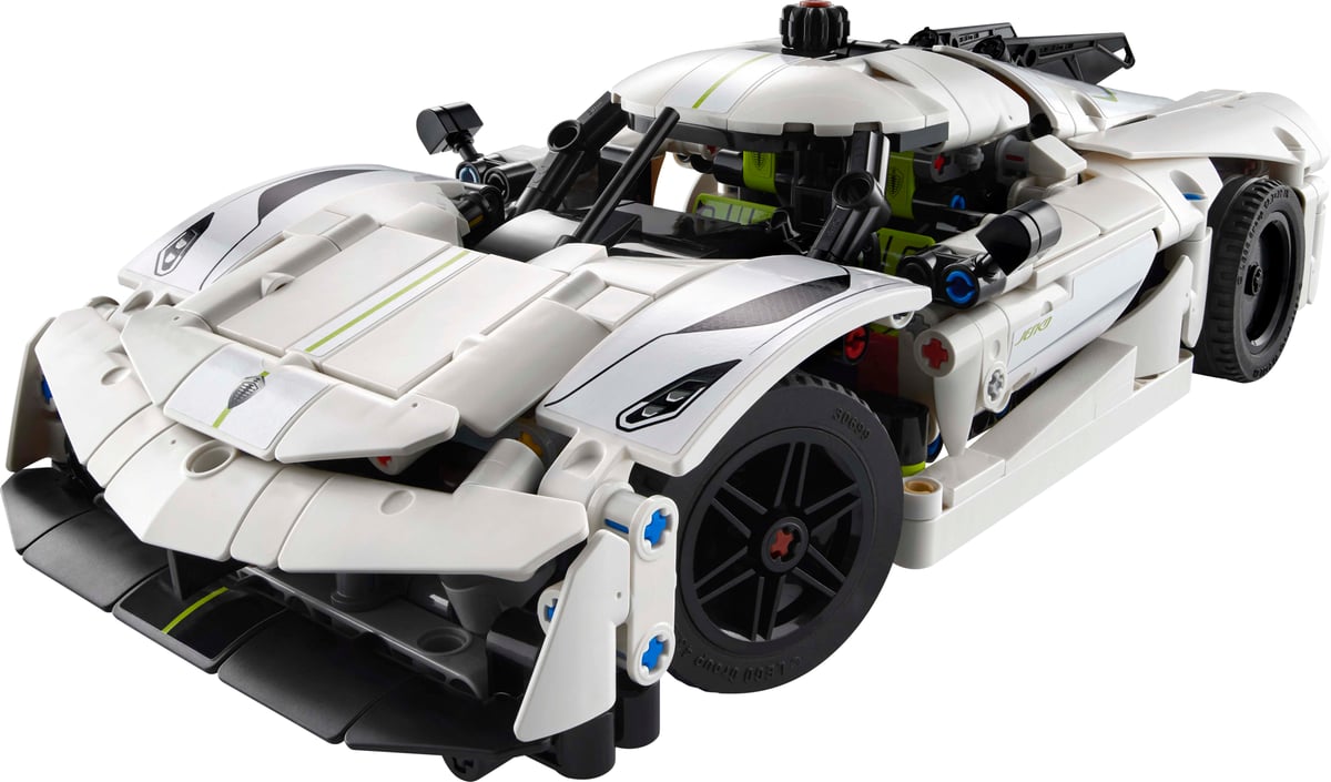 Technic : Koenigsegg Jesko Absolut White Hypercar